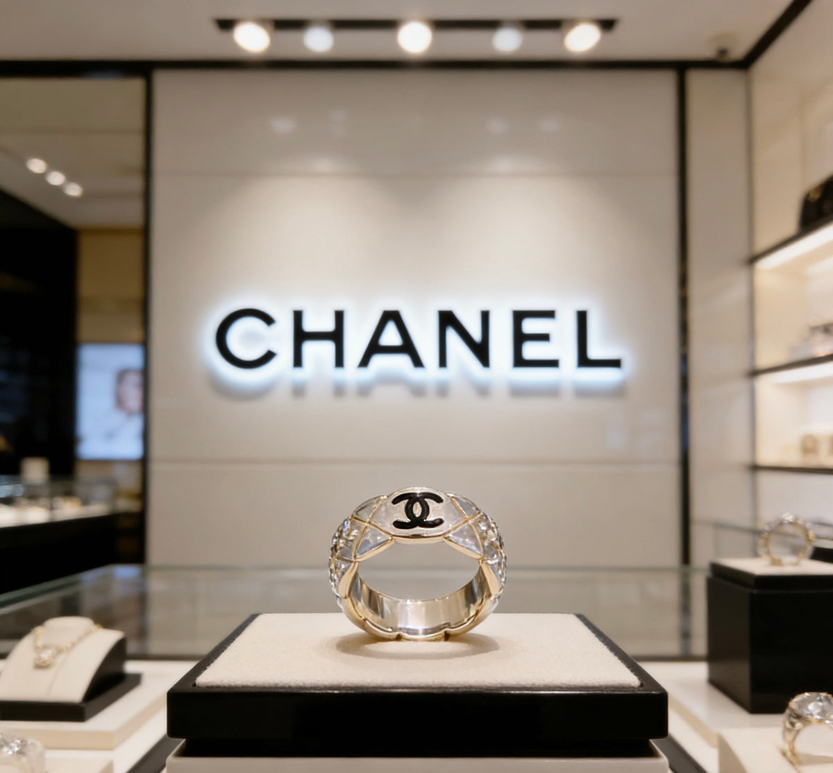 Chanel Pearl Ring - album image 3