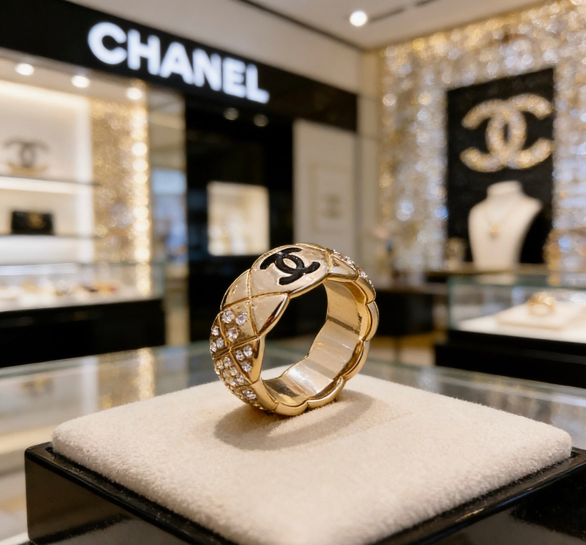 Chanel Pearl Ring - album image 1