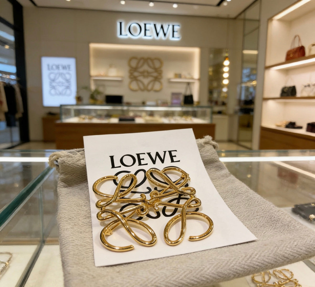 Loewe Open Anagram Brooch - product image 12