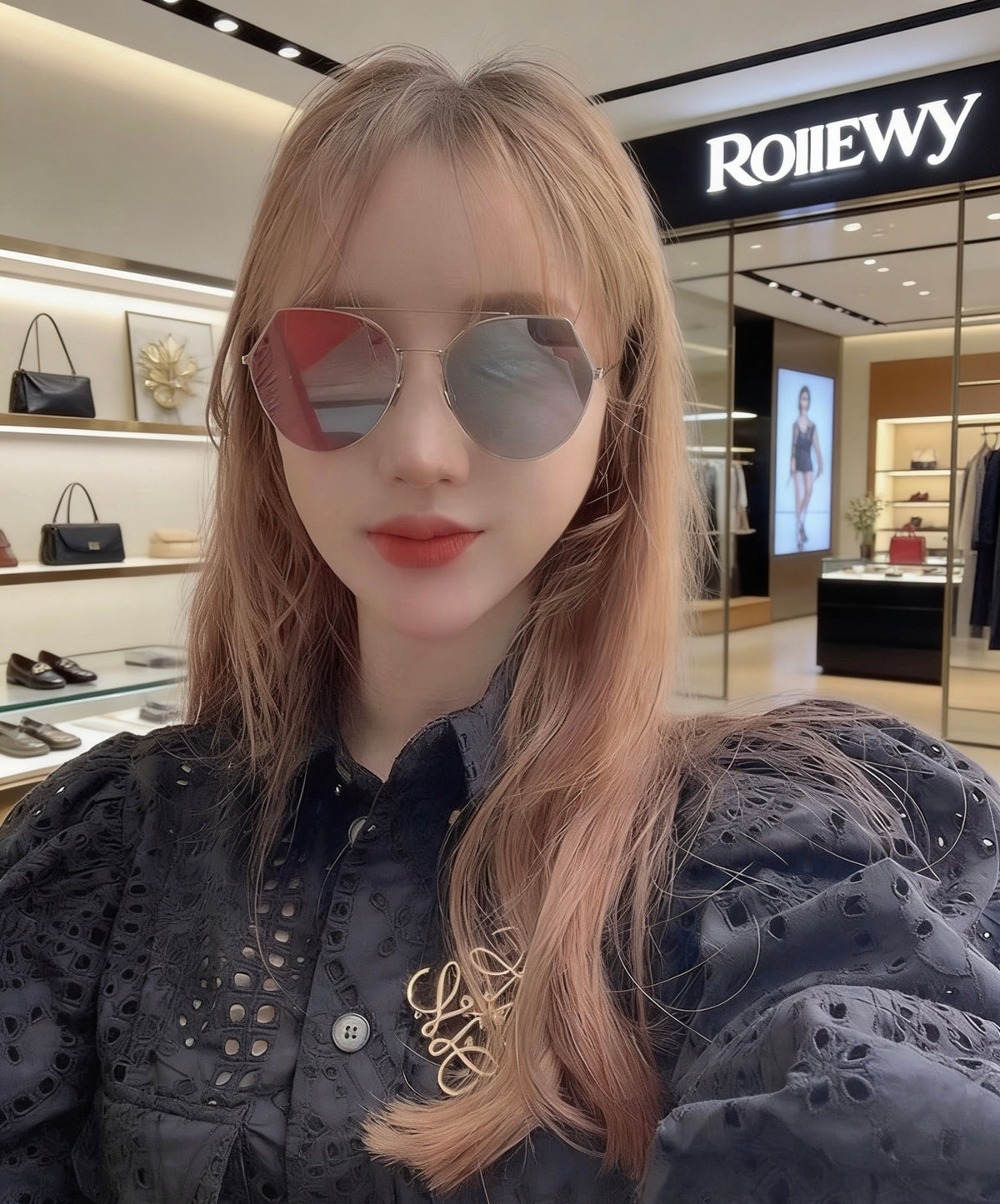 Loewe Open Anagram Brooch - product image 11