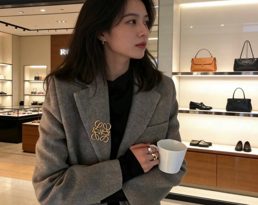 Loewe Open Anagram Brooch - product image 14