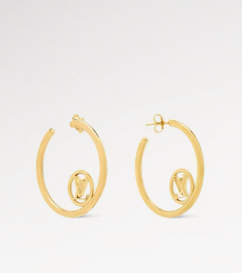 Louis Vuitton LV Letter Stud Earrings - album image 4