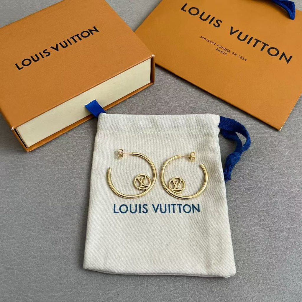 Louis Vuitton LV Letter Stud Earrings - album image 5