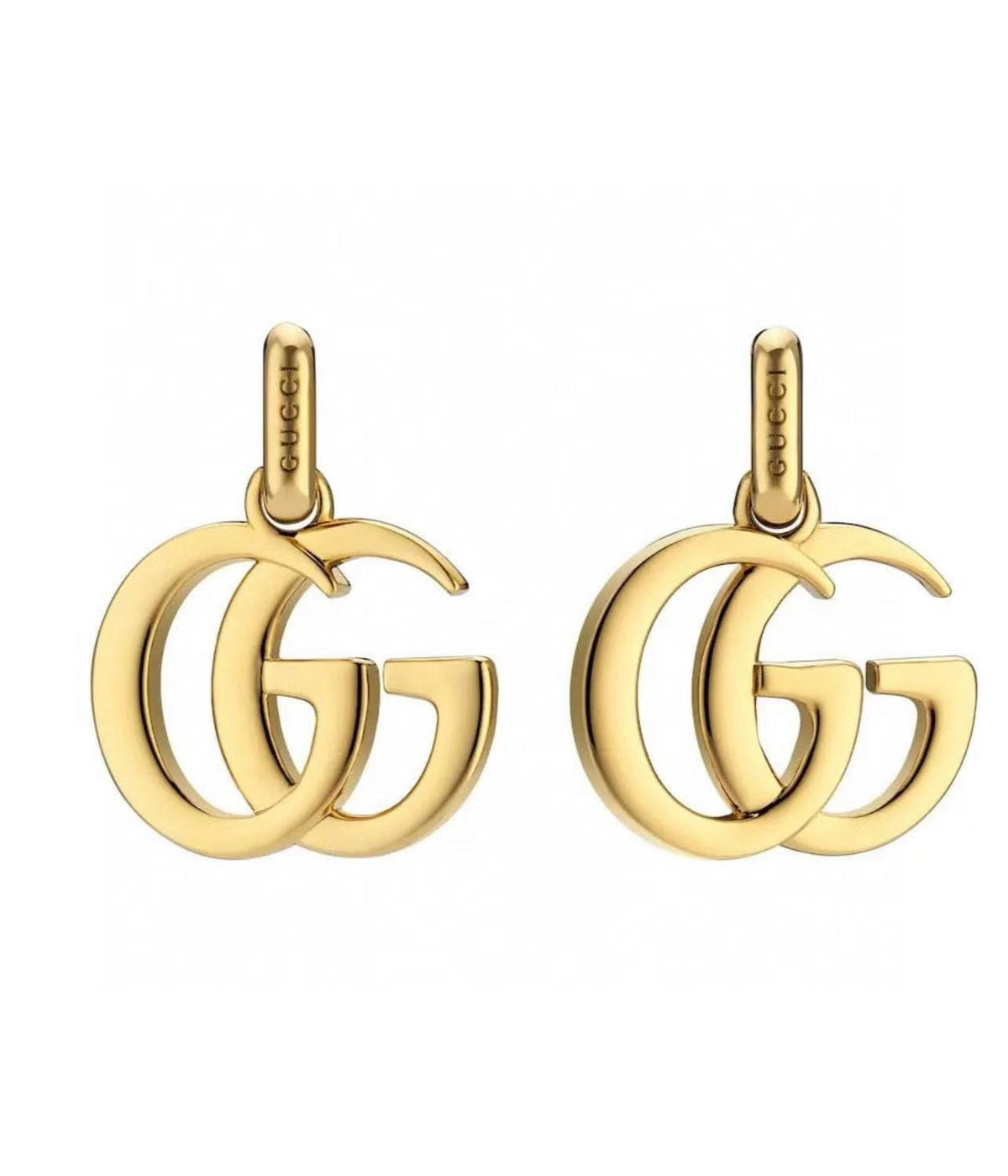 Gucci Interlocking G Drop Earrings in Gold and Silver Tones - album image 3