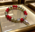 Gucci Anger Forest Interlocking G Crystal Accent Antiqued Bracelet - album image 1