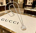 Gucci Anger Forest Interlocking G Antiqued Chain Necklace - album image 1