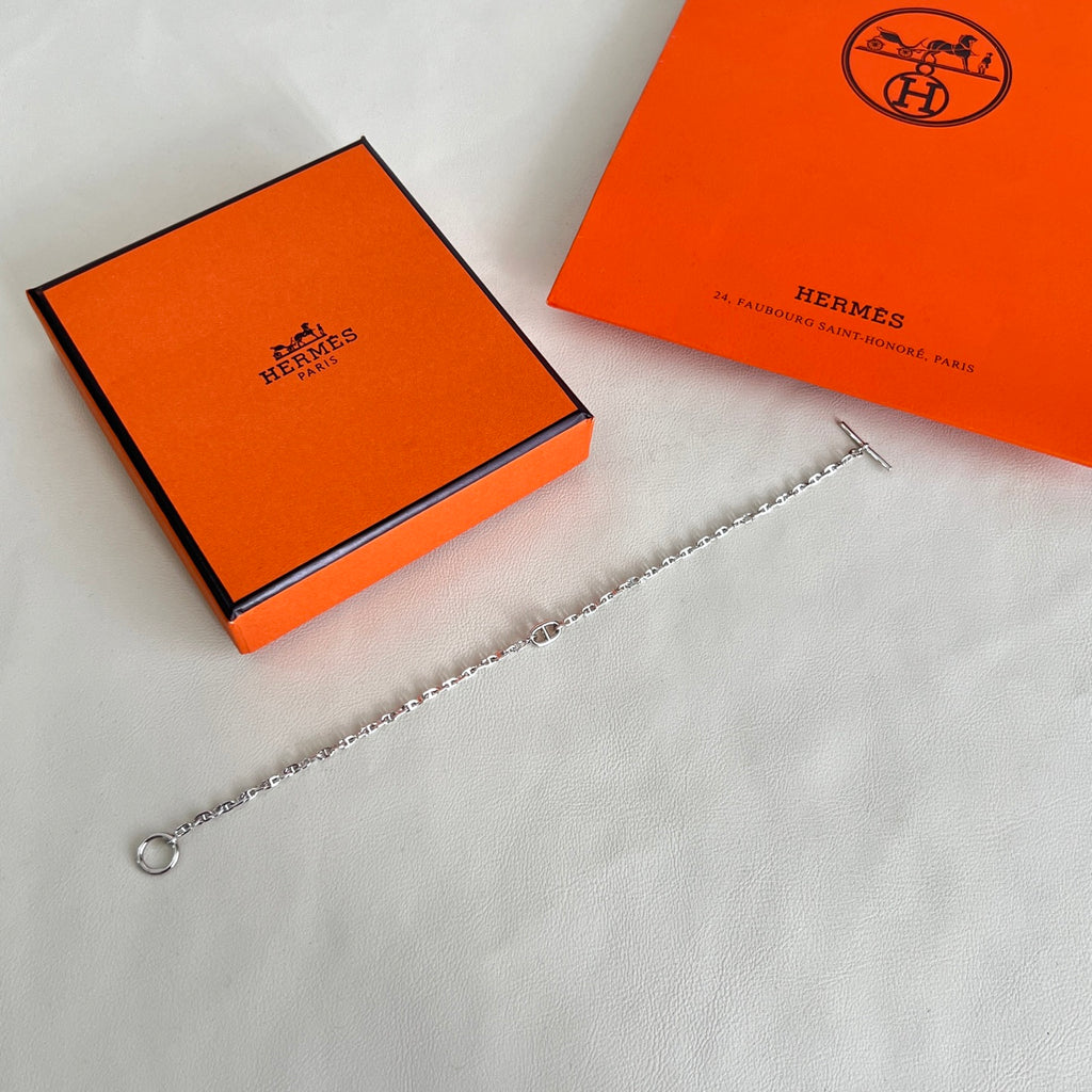 Hermès Silver-Tone Fine-Chain Bracelet - album image 6