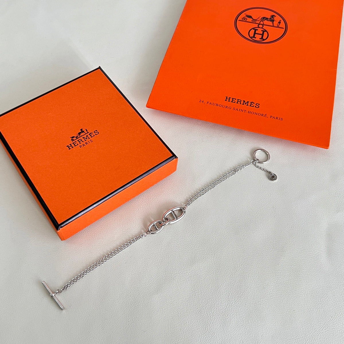 Hermès Silver-Tone Anchor-Link Bracelet - album image 2