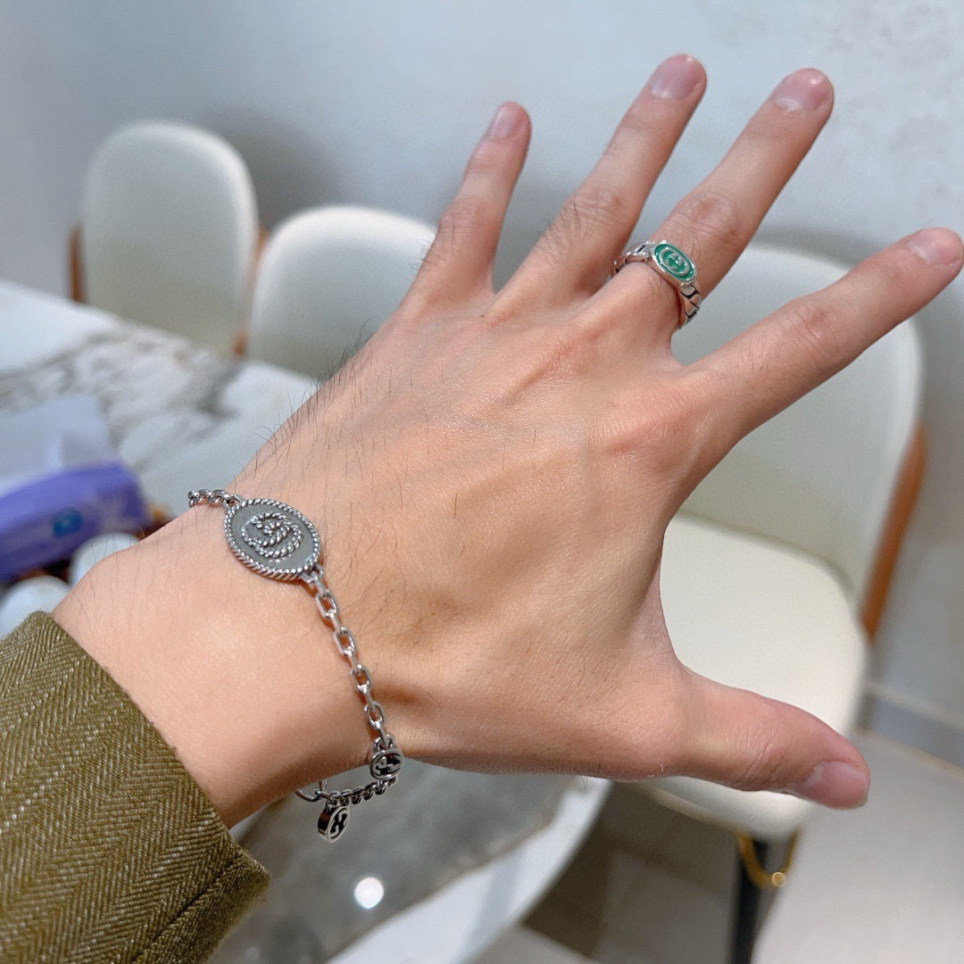 Gucci Silver-Tone Coin Charm Bracelet - album image 3