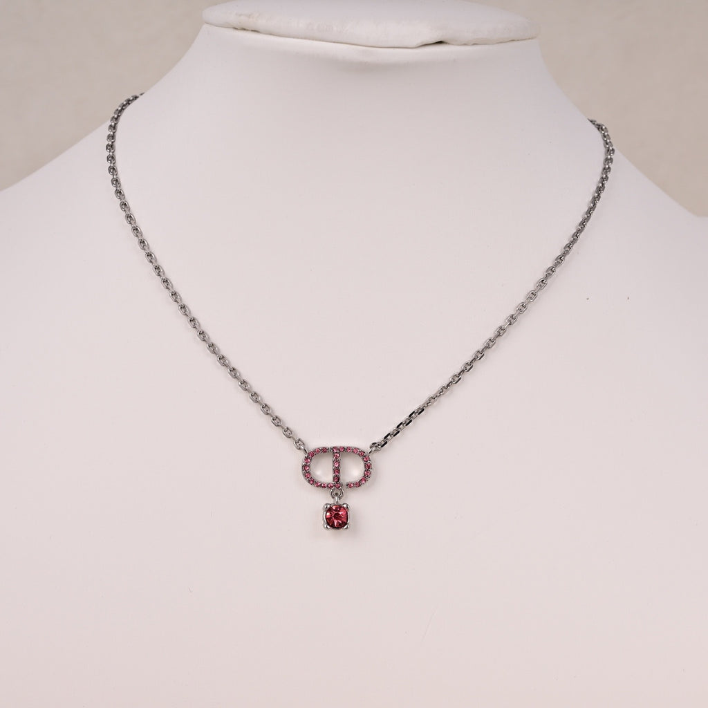 Dior Red Bead CD Pendant Necklace - product image 8