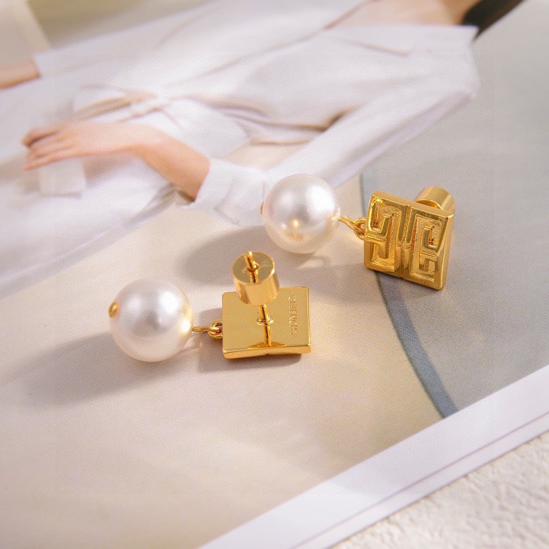 Givenchy Pendant Crystal Accent Earrings - album image 5