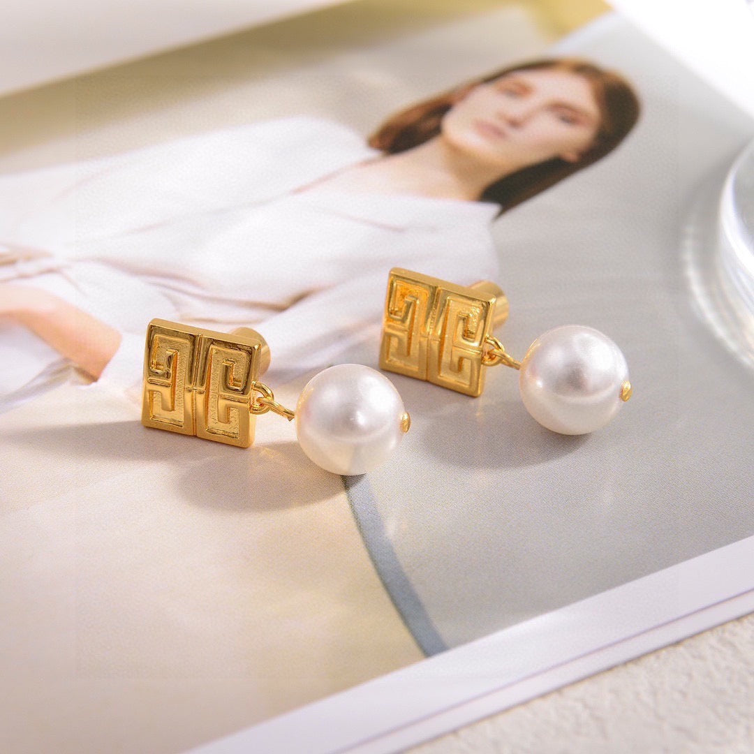 Givenchy Pendant Crystal Accent Earrings - album image 6