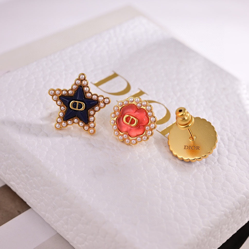 Dior Colorful Compass Medallion Earrings - product image 8