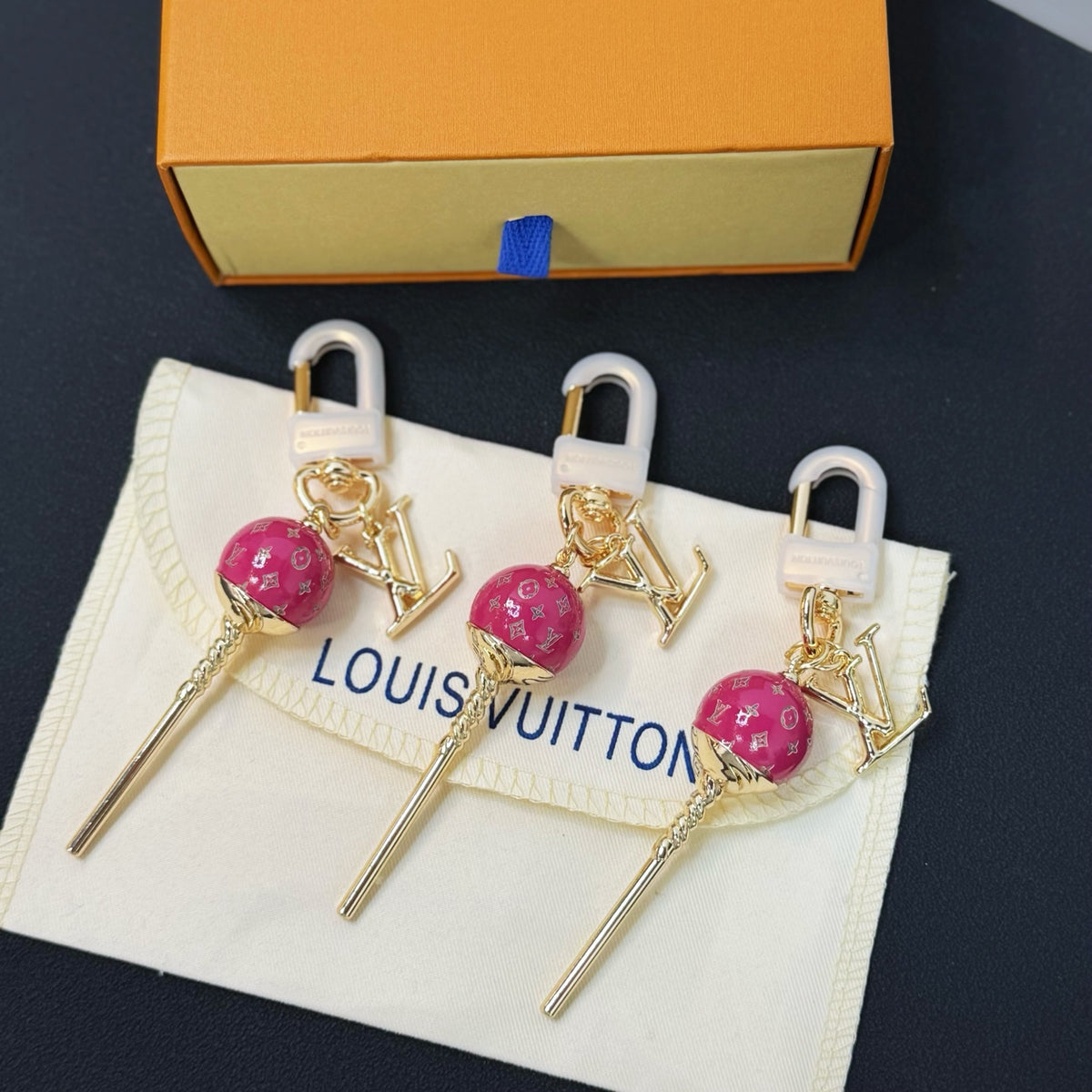Louis Vuitton Multicolor Monogram LV Letter Keychain - album image 4