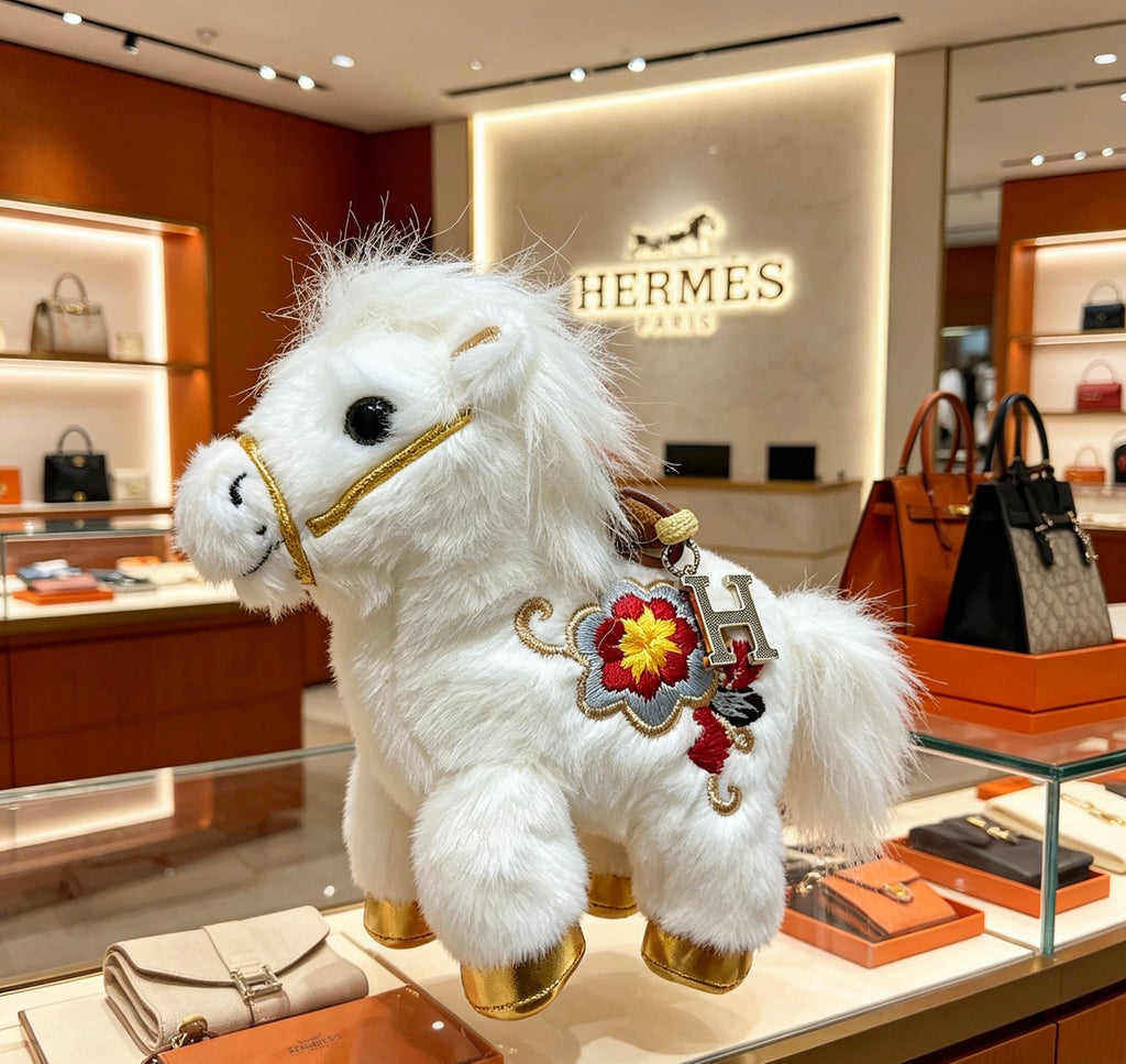 Hermès Cream Horse Plush Toy - album image 2