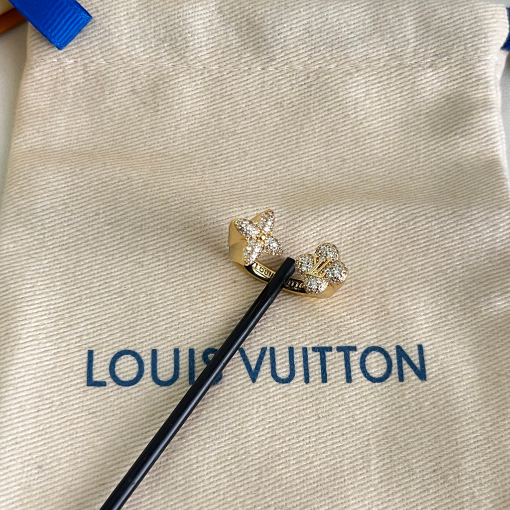 Louis Vuitton Gold-Tone Circular Ring - album image 4