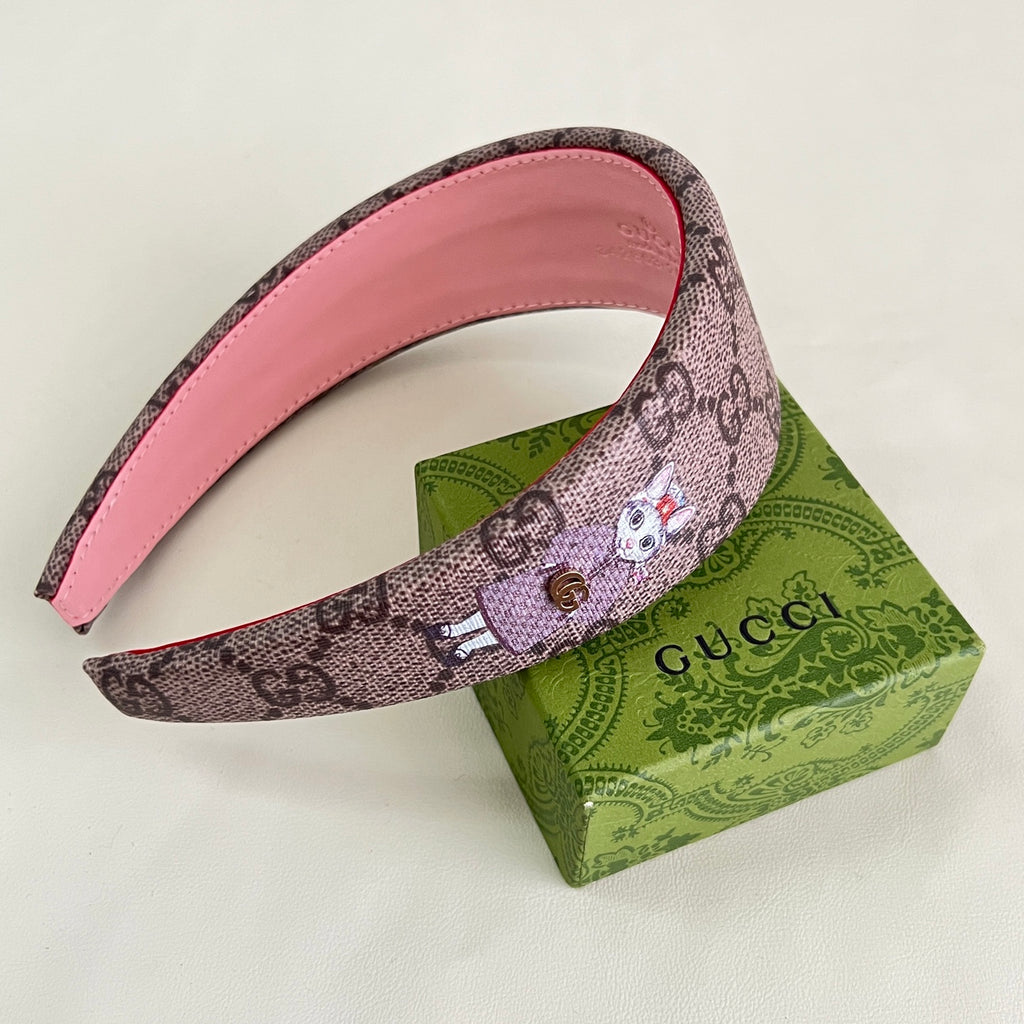 Gucci Pink Monogram Leather Bracelet - album image 2