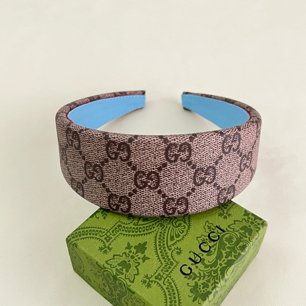 Gucci Blue Monogram Leather Bracelet - album image 5
