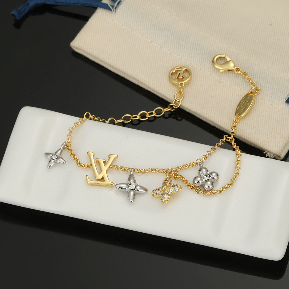 Louis Vuitton LV Letter Chain Bracelet - album image 8
