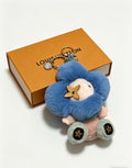 Louis Vuitton Blue Flower Plush Character Bag Charm - album image 1