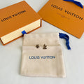 Louis Vuitton Dark Monogram Flower Stud Earrings - album image 1