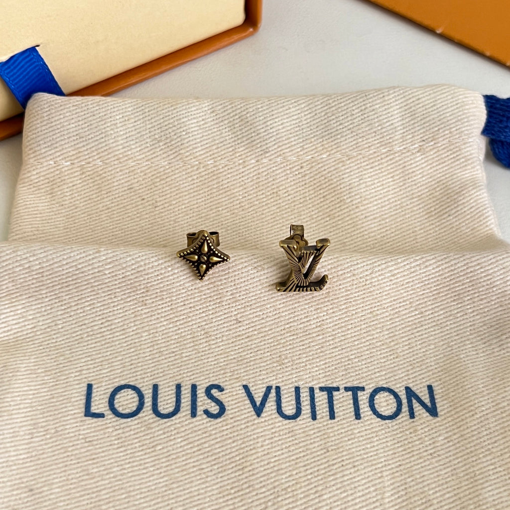 Louis Vuitton Dark Monogram Flower Stud Earrings - album image 5