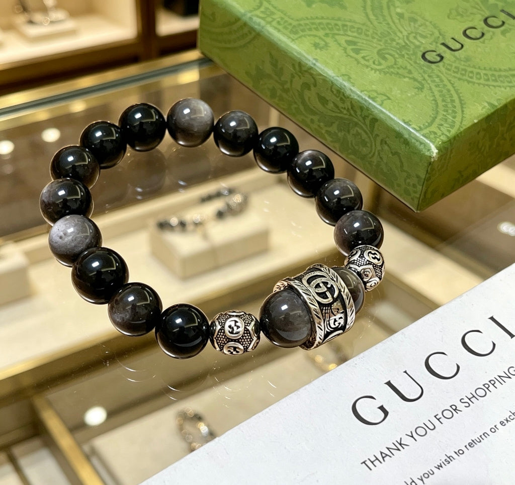 Gucci Stone Bead Antiqued Bracelet - album image 5