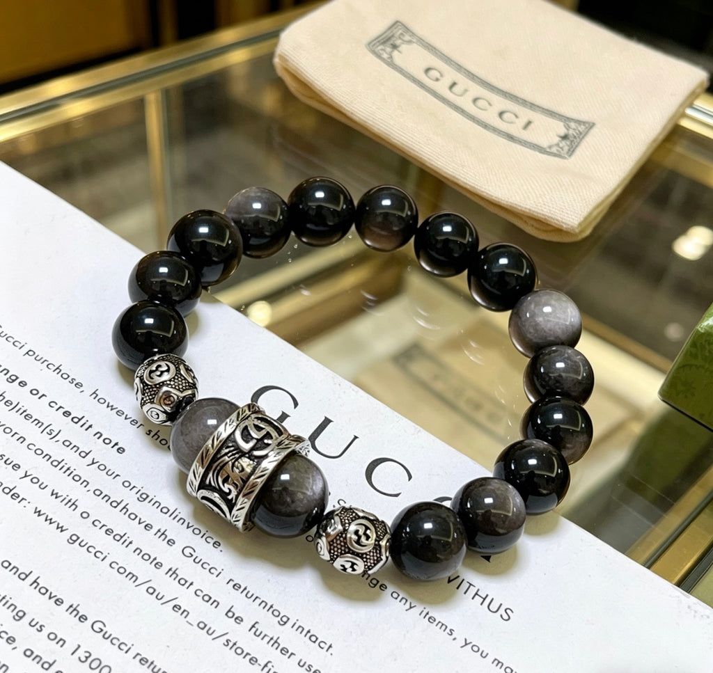 Gucci Stone Bead Antiqued Bracelet - album image 2