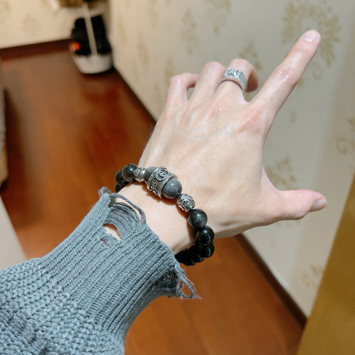 Gucci Stone Bead Antiqued Bracelet - album image 7
