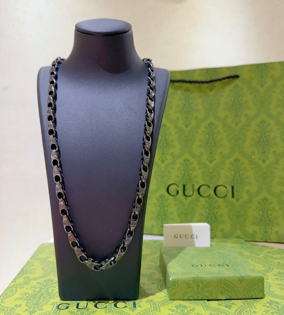 Gucci Anger Forest Antiqued Chain Necklace - album image 9