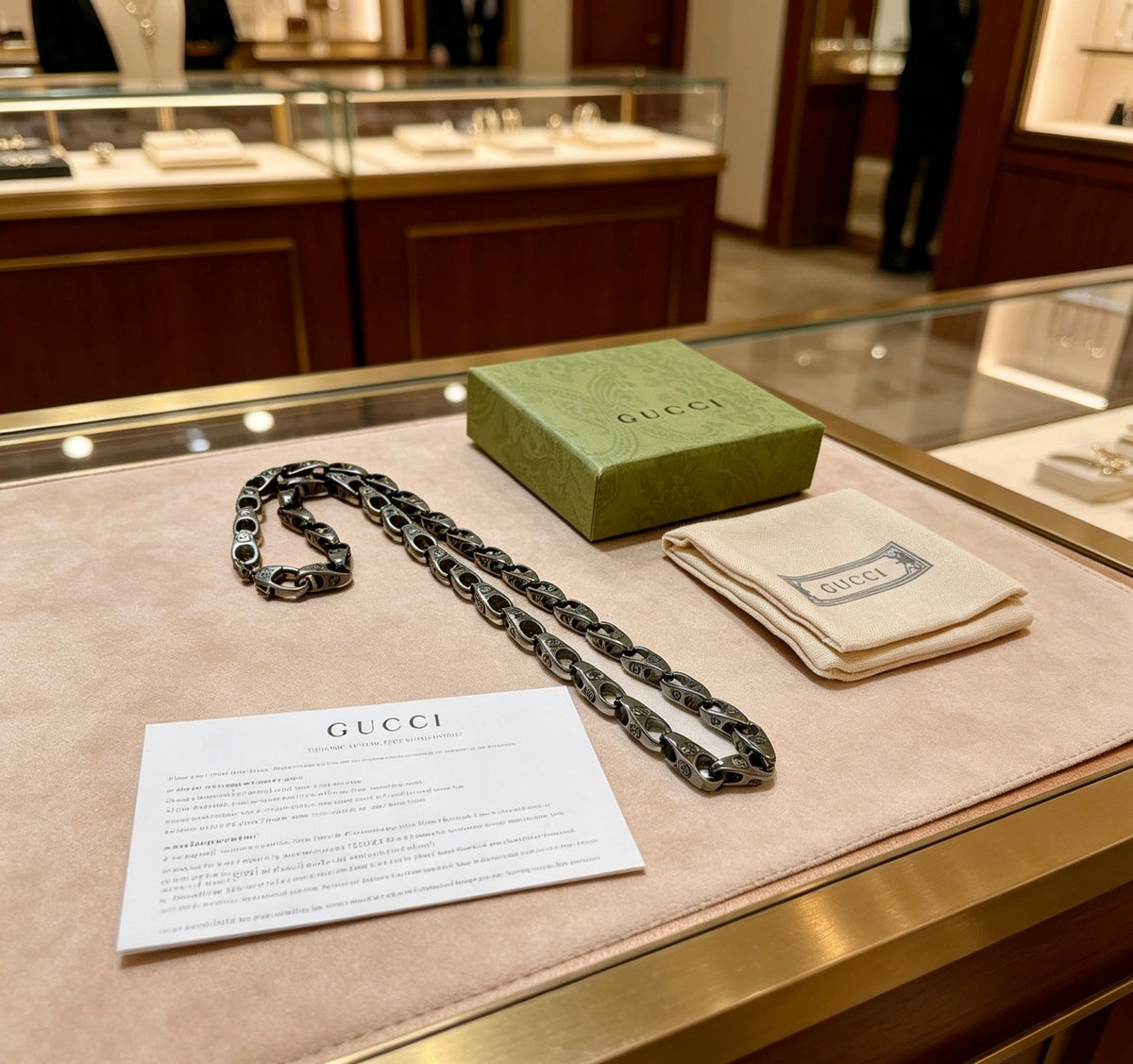 Gucci Anger Forest Antiqued Chain Necklace - album image 2