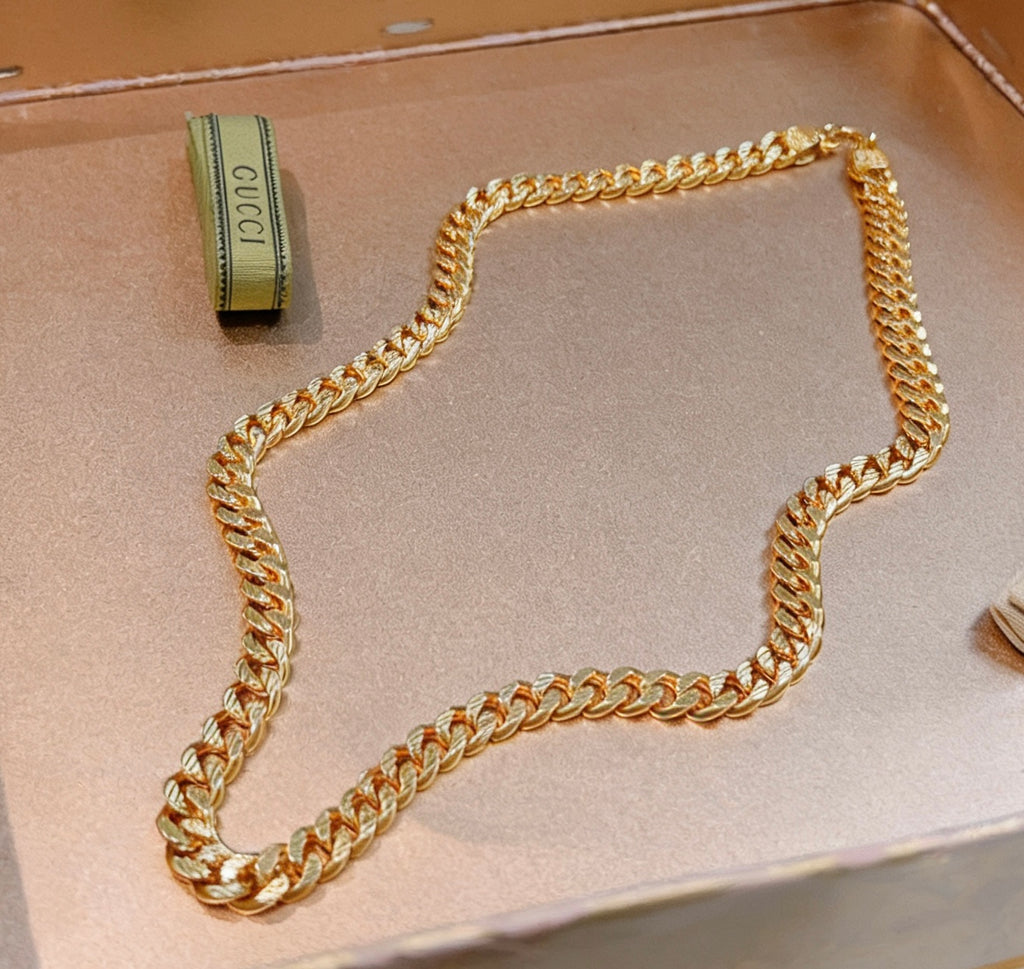 Gucci Anger Forest Interlocking G Antiqued Chain Necklace - album image 5