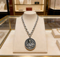 Gucci Anger Forest Interlocking G Antiqued Chain Necklace - album image 1