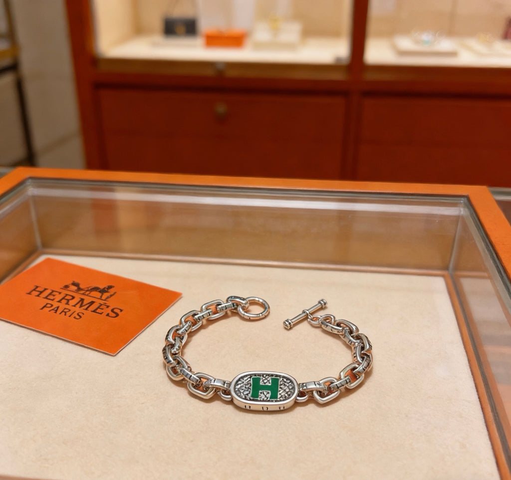 Hermès Silver-Tone Large Anchor-Link Bracelet - album image 4