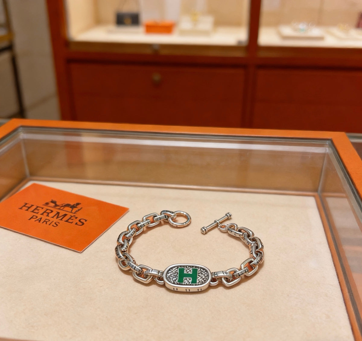 Hermès Silver-Tone Large Anchor-Link Bracelet - album image 4