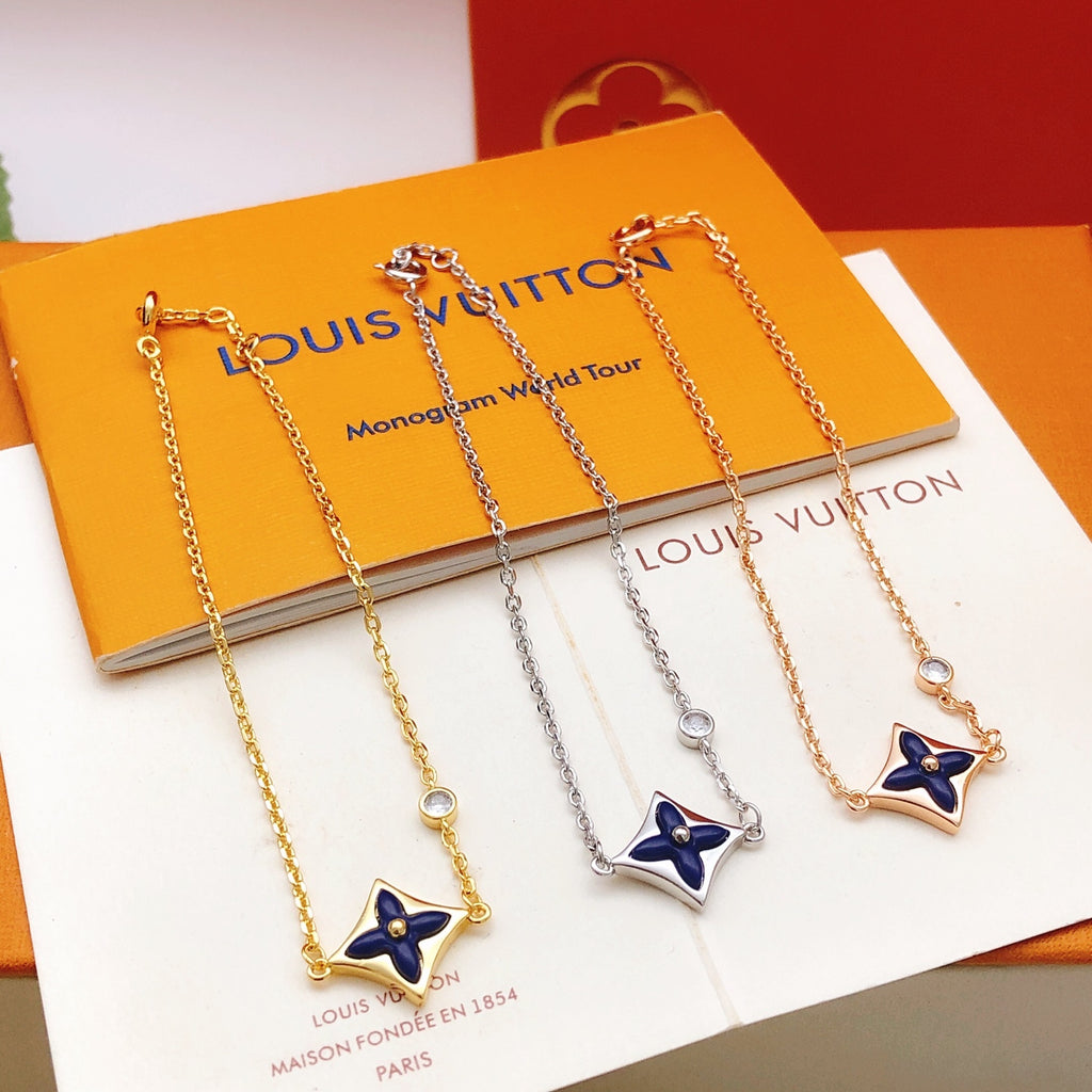 Louis Vuitton Rose Gold-Tone Blue Mother-of-Pearl Bracelet - album image 4