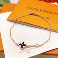 Louis Vuitton Rose Gold-Tone Blue Mother-of-Pearl Bracelet - album image 1