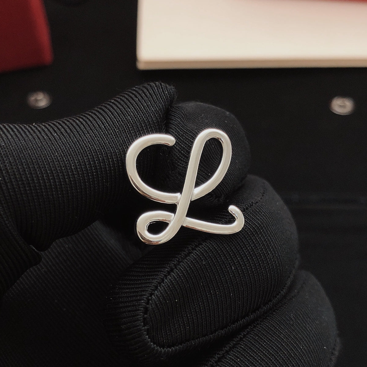 Loewe Script L Stud Earrings - product image 11