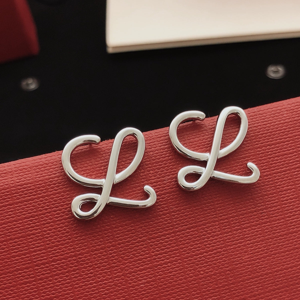 Loewe Script L Stud Earrings - product image 12