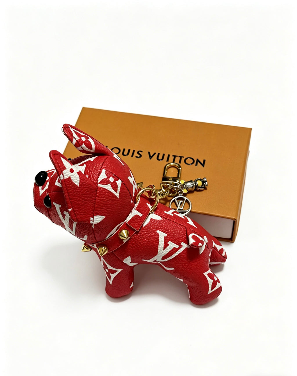 Louis Vuitton Red Monogram Animal Keychain - album image 3