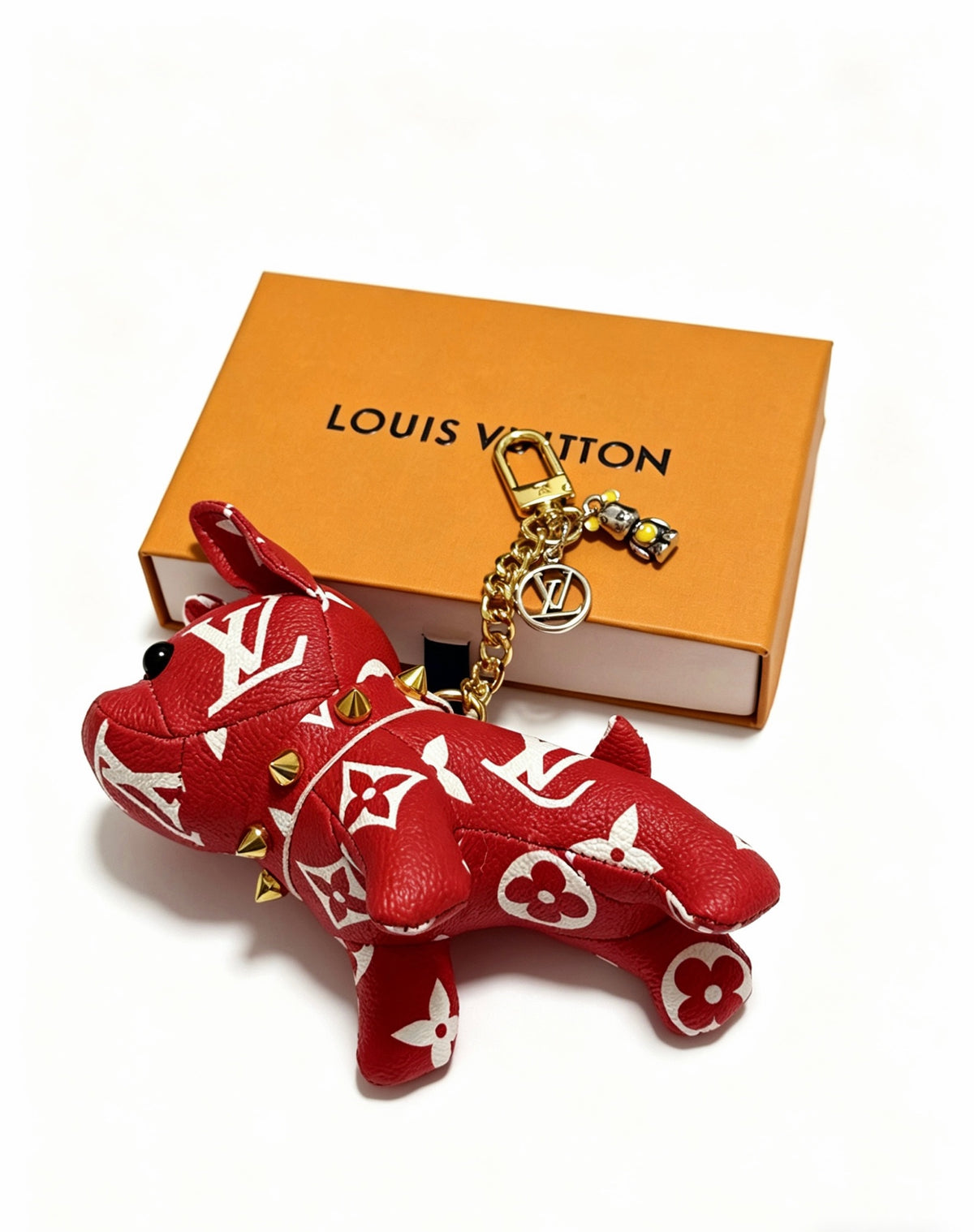 Louis Vuitton Red Monogram Animal Keychain - album image 1