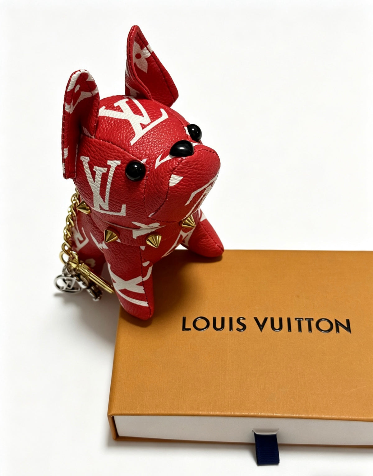 Louis Vuitton Red Monogram Animal Keychain - album image 2