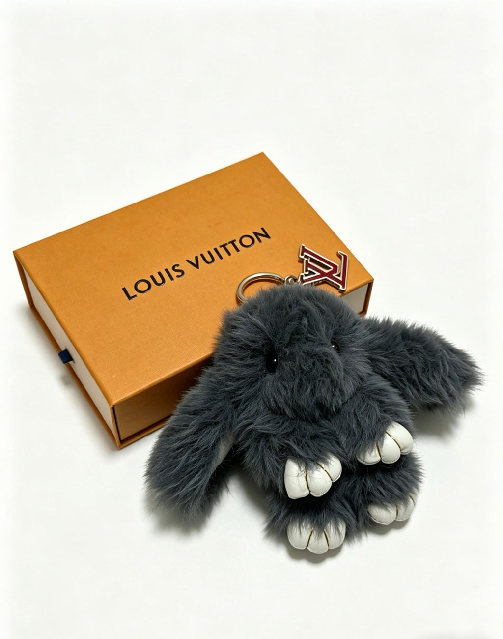 Louis Vuitton Black Furry Character Bag Charm - album image 3