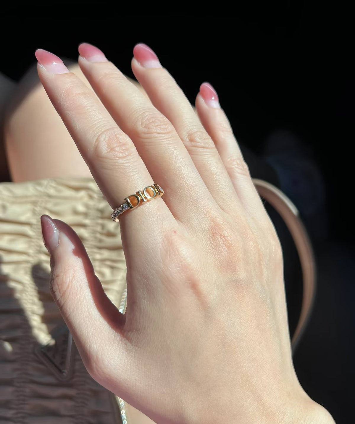 Dior Polished Sculptural Band Ring - product image 3