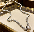 Gucci Anger Forest Interlocking G Antique Silver-Tone Silver-Tone Antiqued Chain Necklace - album image 1