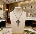 Gucci Anger Forest Interlocking G Antiqued Chain Necklace - album image 1