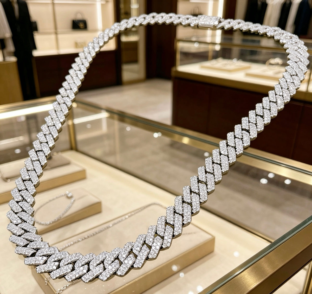 Gucci Anger Forest Interlocking G Crystal Accent Chain Necklace - album image 5