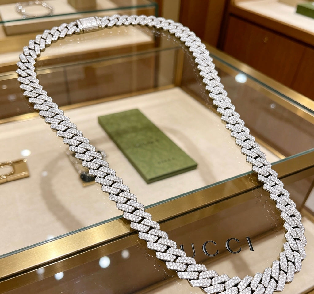 Gucci Anger Forest Interlocking G Crystal Accent Chain Necklace - album image 7