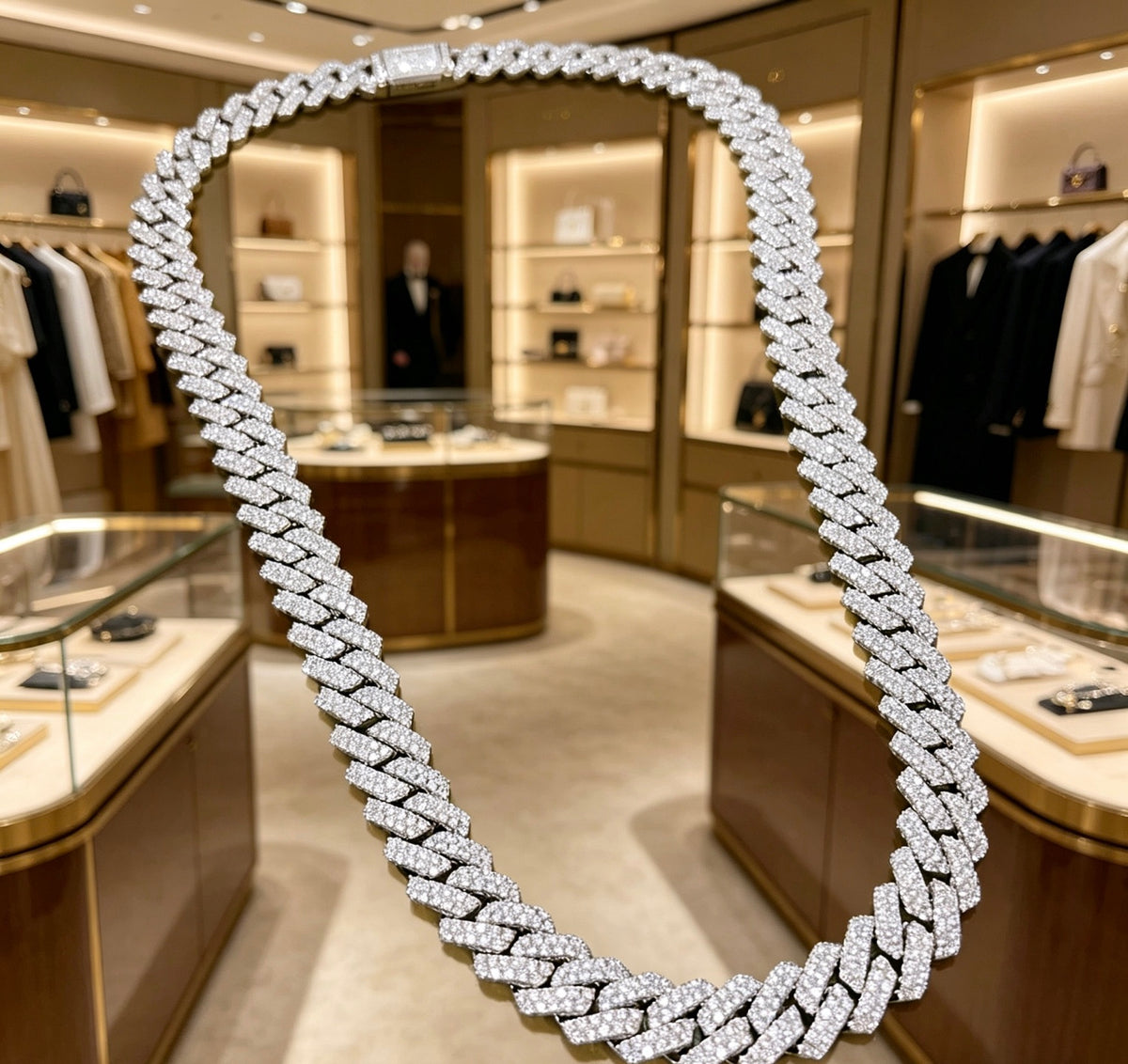 Gucci Anger Forest Interlocking G Crystal Accent Chain Necklace - album image 4
