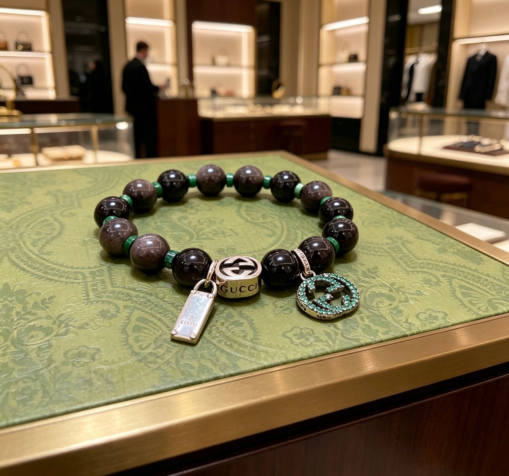 Gucci Stone Bead Antiqued Bracelet - album image 7